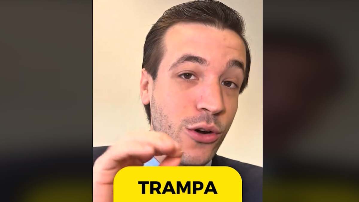 Captura del vídeo de TikTok de Juanma Lorente.