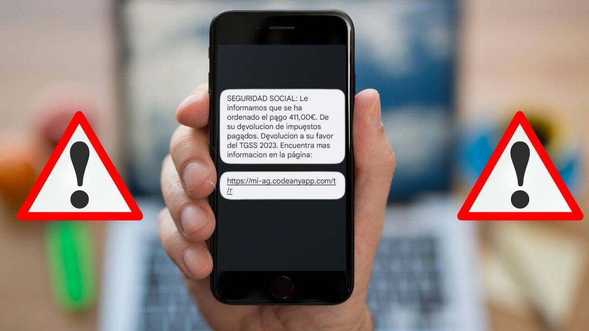 Cómo detectar SMS fraudulentos que suplantan a Hacienda