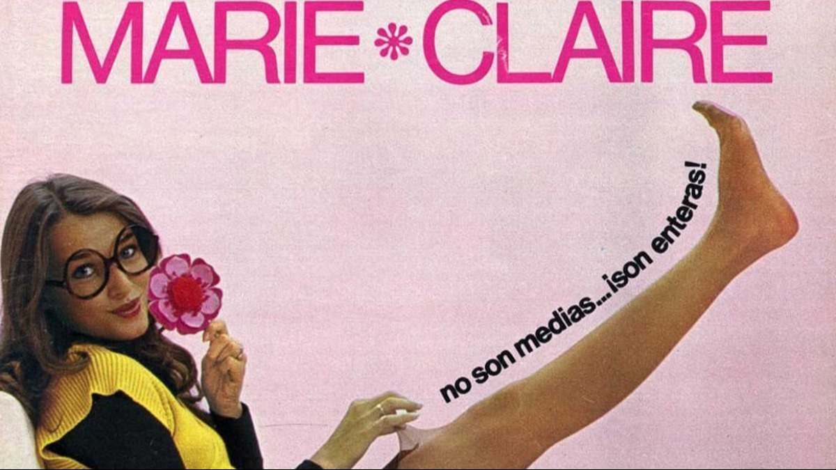 Un antiguo anuncio de Marie Claire.