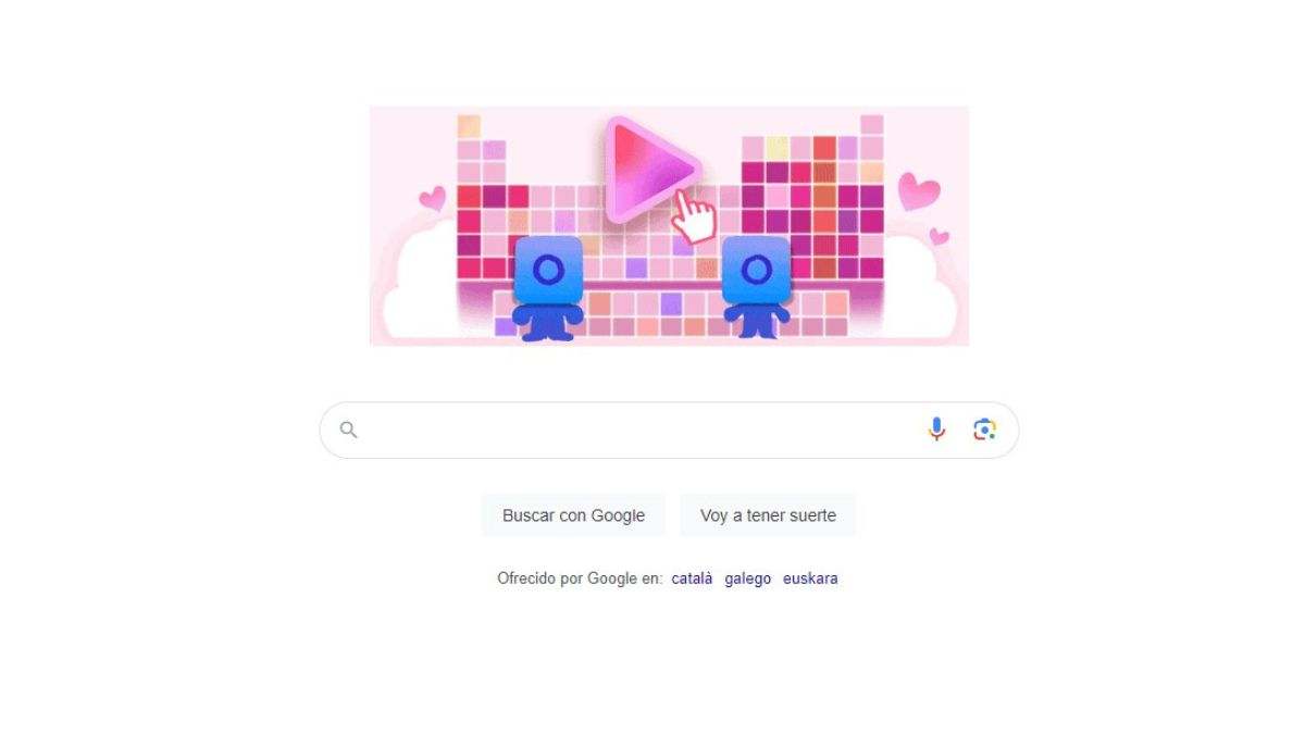 Día de San Valentín de Google