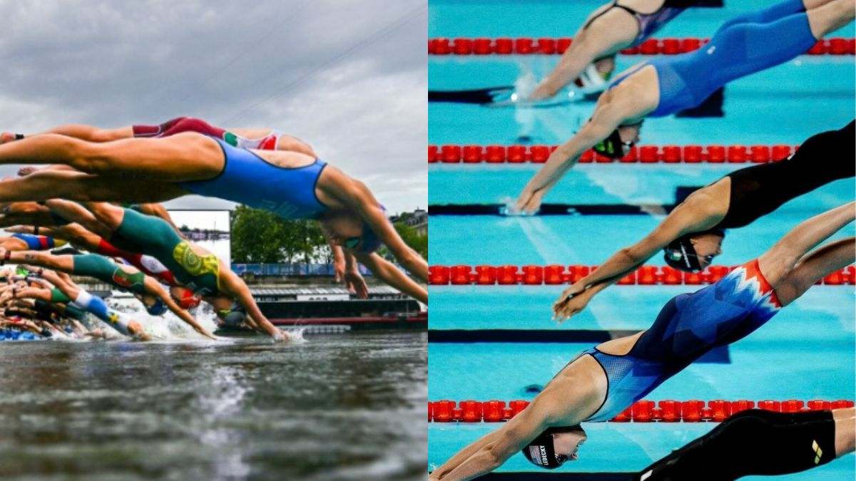 Es real, la piscina de los JJOO es más lenta por estar en un parking subterráneo y el agua del Sena deja a dos atletas en el hospital por la bacteria E.coli