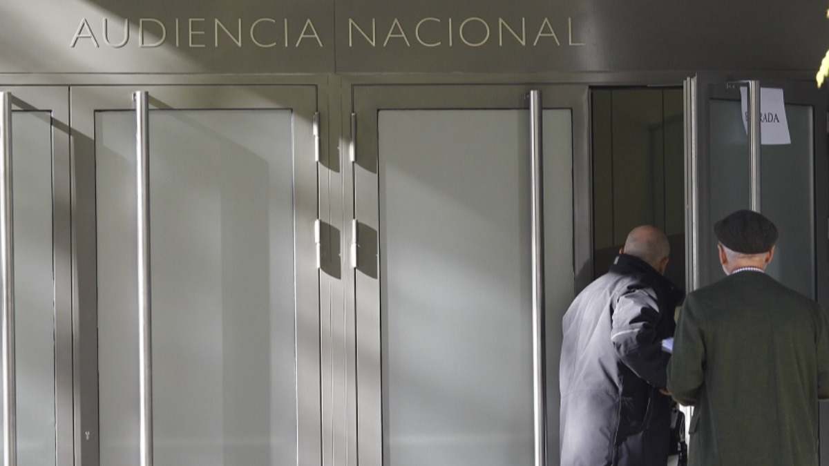 Dos personas entran a la Audiencia Nacional