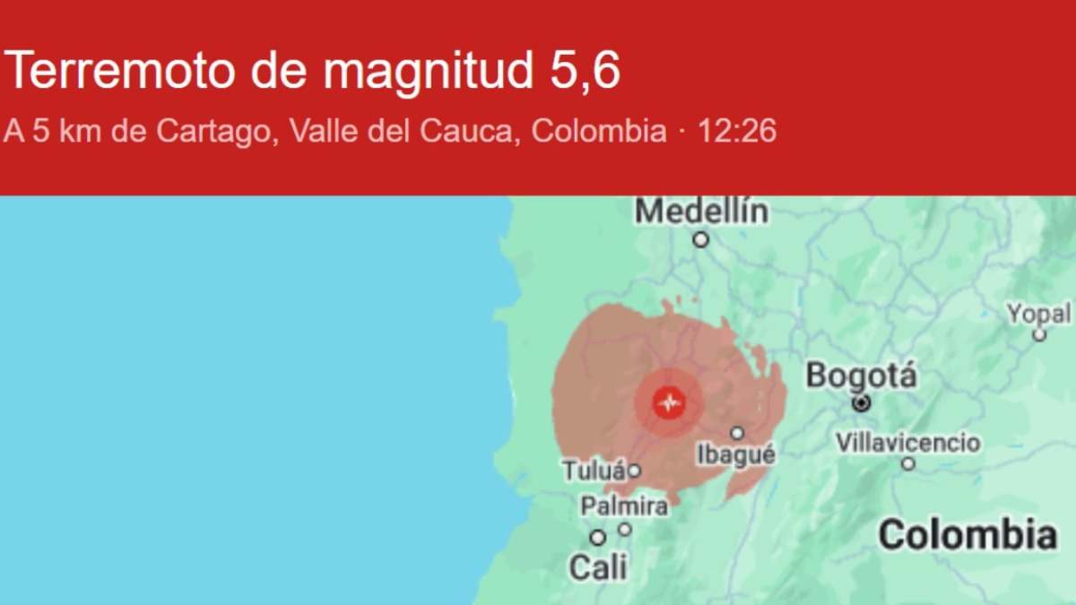 Terremoto en Colombia