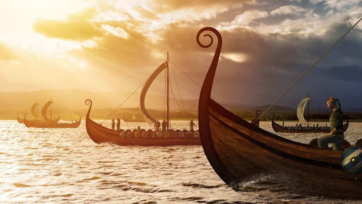 Nórdicos vikingos economía PIB Dinamarca