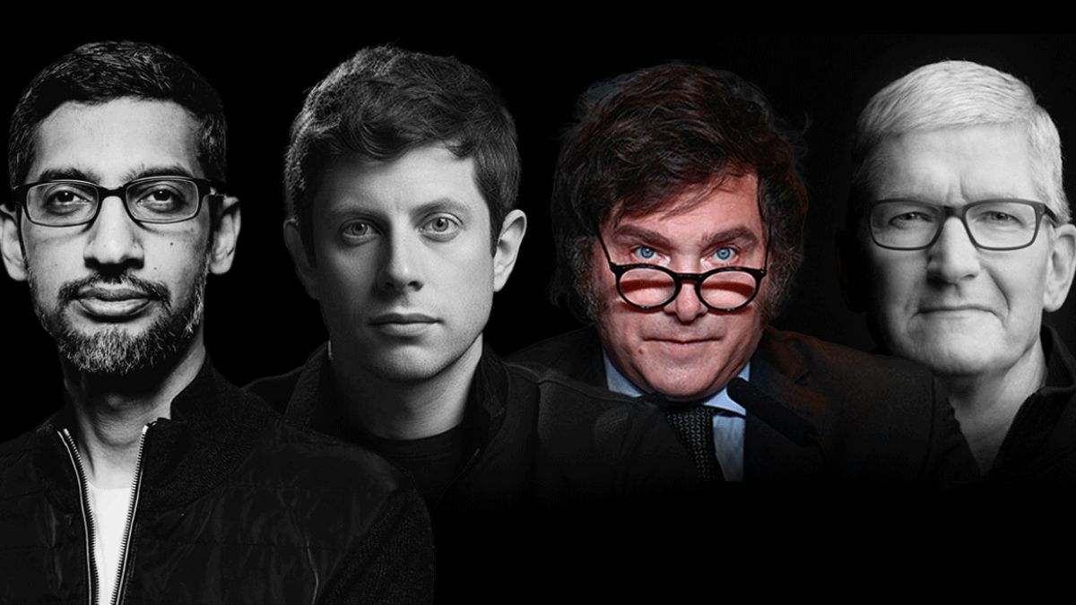 La apuesta argentina para ser potencia mundial en IA toma fuerza: así fue el encuentro de Milei con Tim Cook, Sam Altman y Sundar Pichai