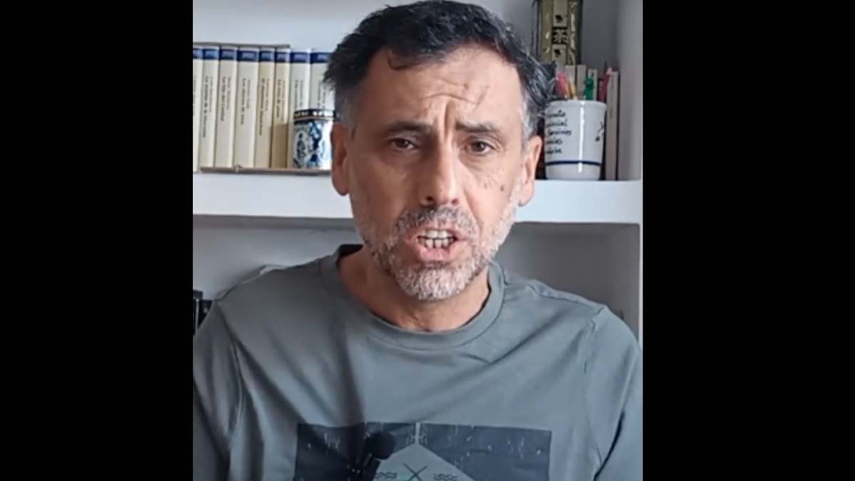Imagen del vídeo de TikTok de Alfonso Muñoz. 