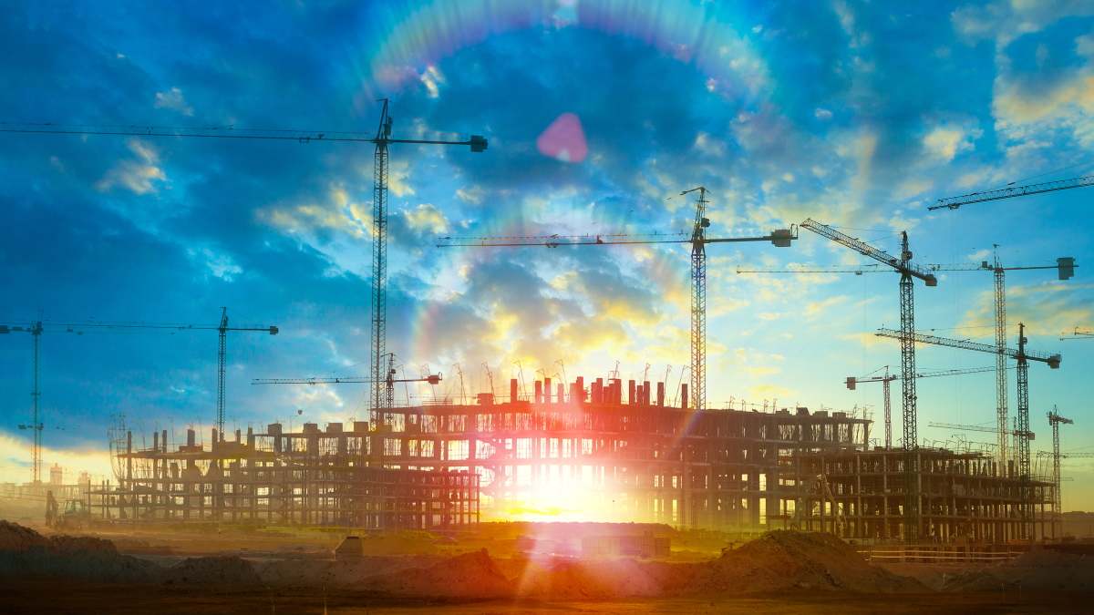 Vivienda grúa España construcción economía inmobiliario