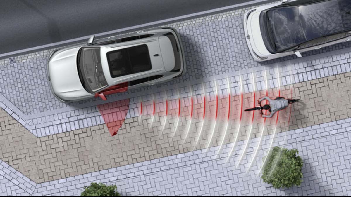 Puerta inteligente de VW contra ciclistas