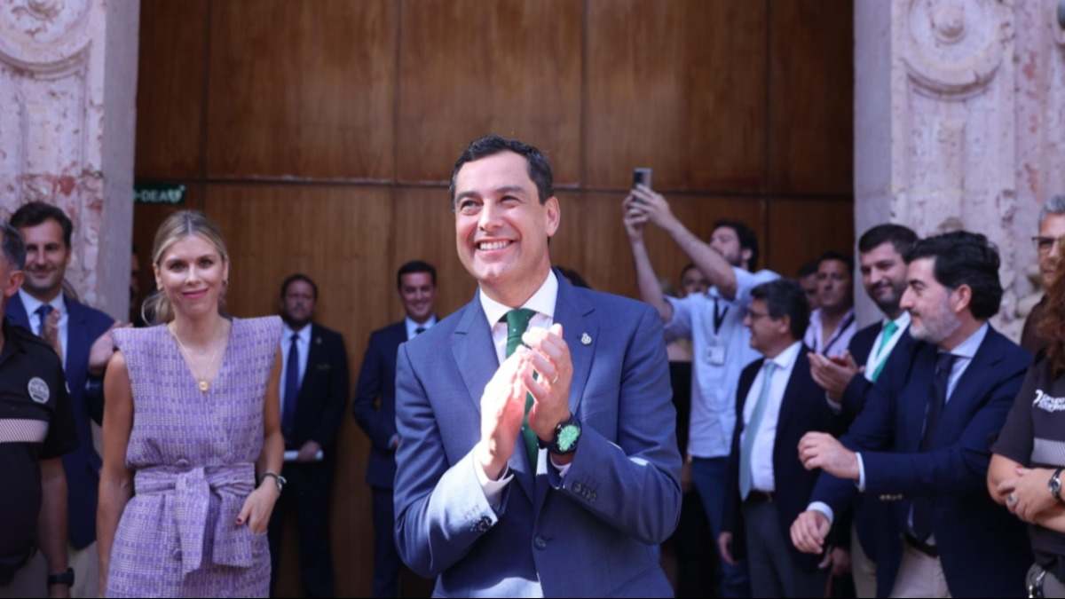 Juanma Moreno presidente de la Junta de Andalucía.