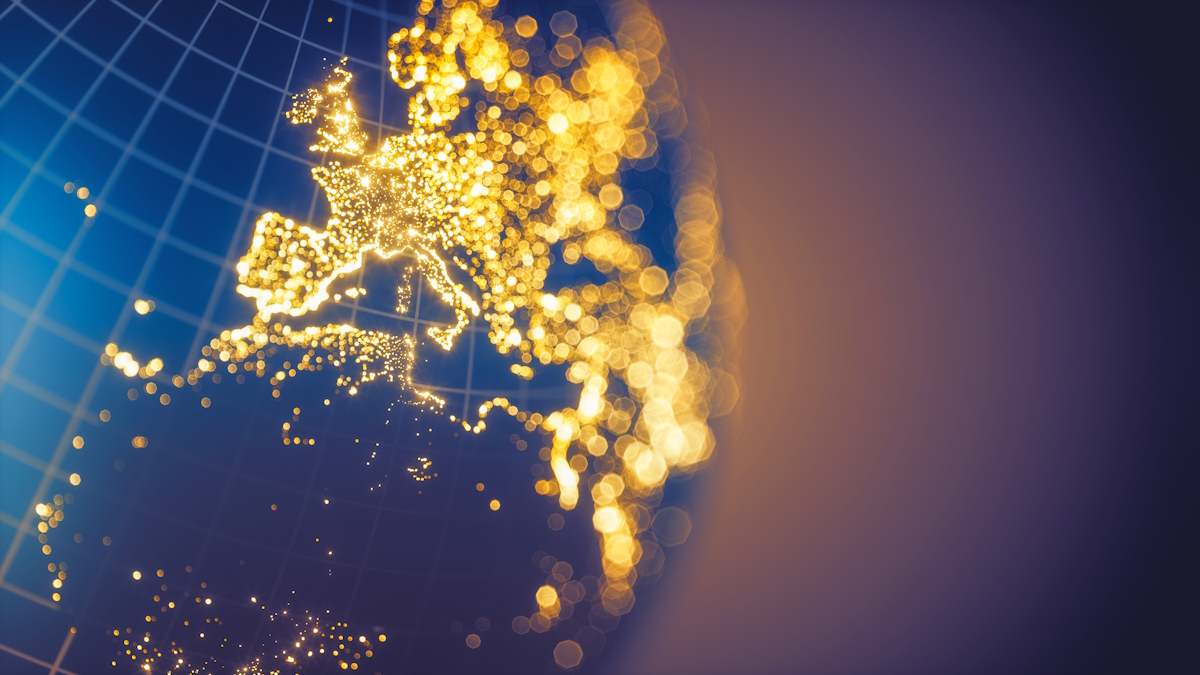 Europa mundo economía luz