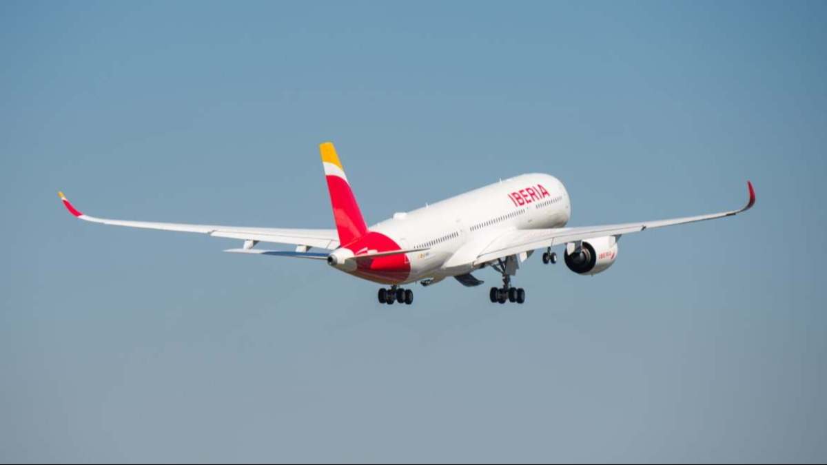 Avión de Iberia.