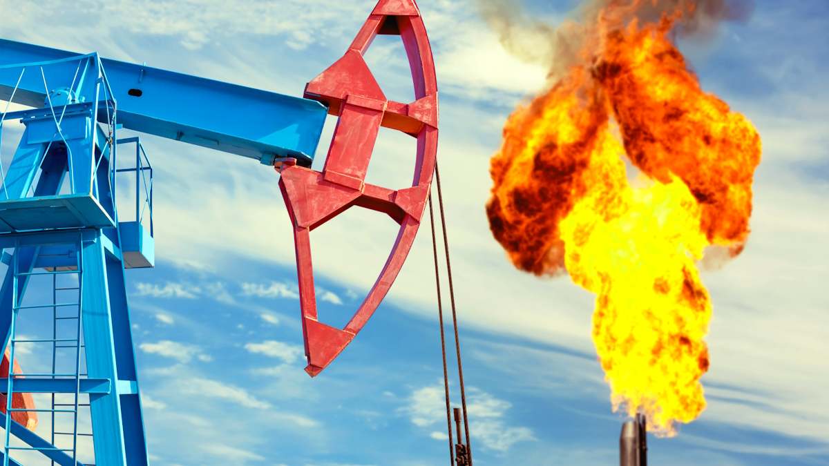 Petróleo crudo fuego materias primas