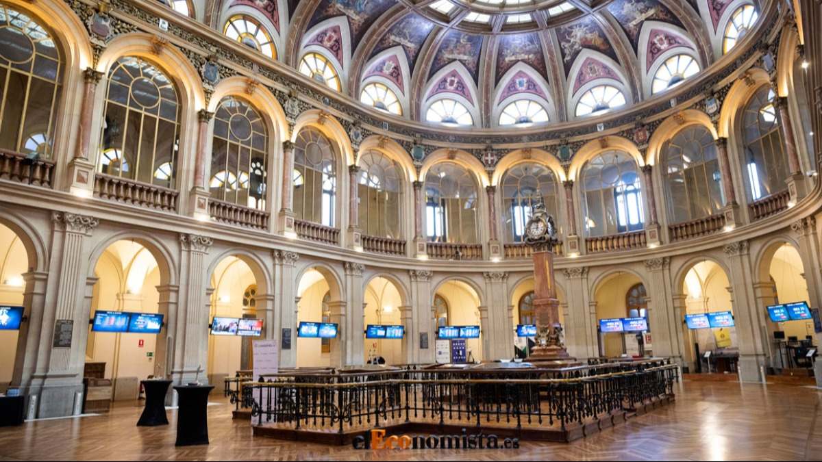 Bolsa de Madrid.