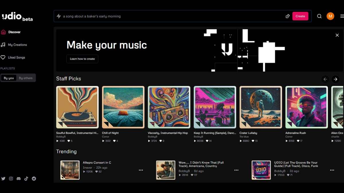 Udio, la IA para generar música