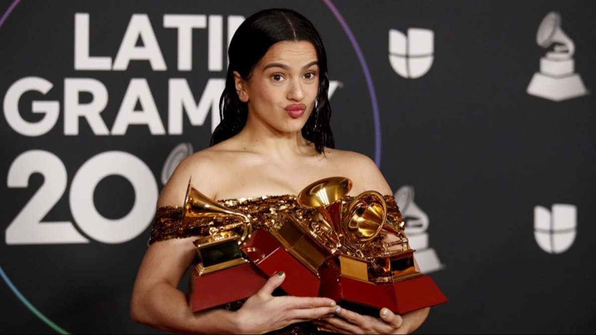 Rosalía, en los Grammy Latinos 2022.