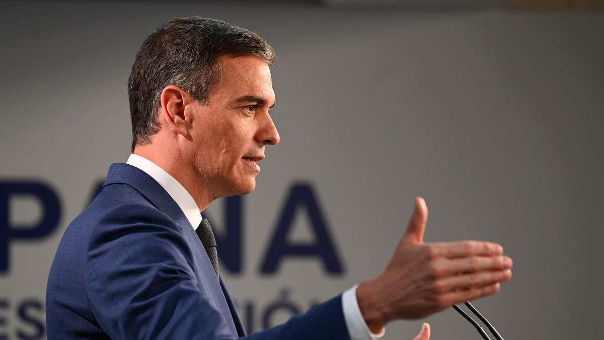 Pedro Sánchez gesto