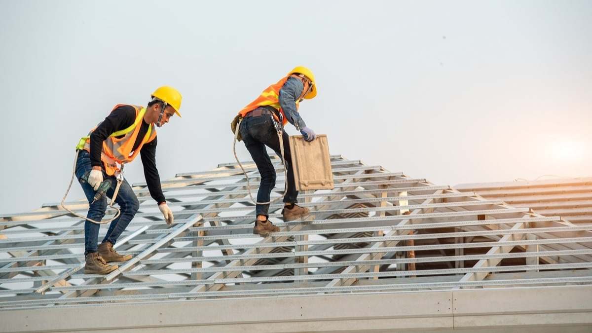 Obreros del sector de la construcción