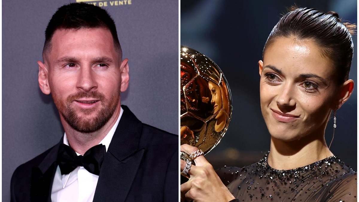 Premio Balón de Oro Messi y Bonmatí