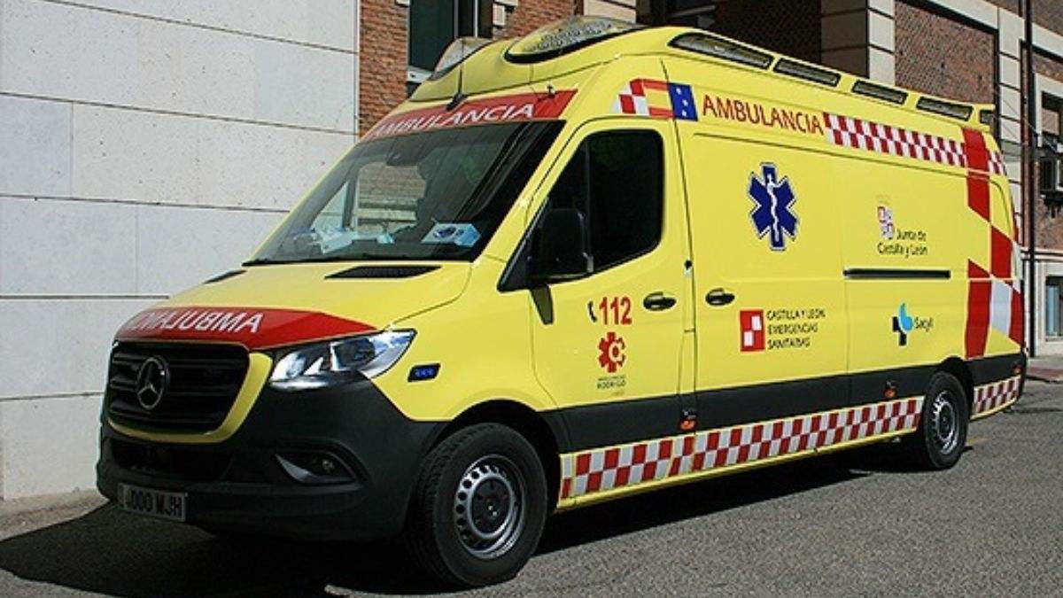 Imagen de una ambulancia.