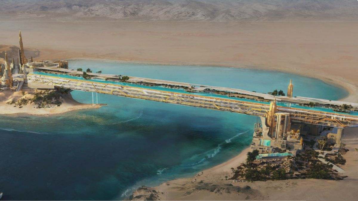Así es la 'piscina infinita' que Arabia Saudí planea construir en pleno desierto