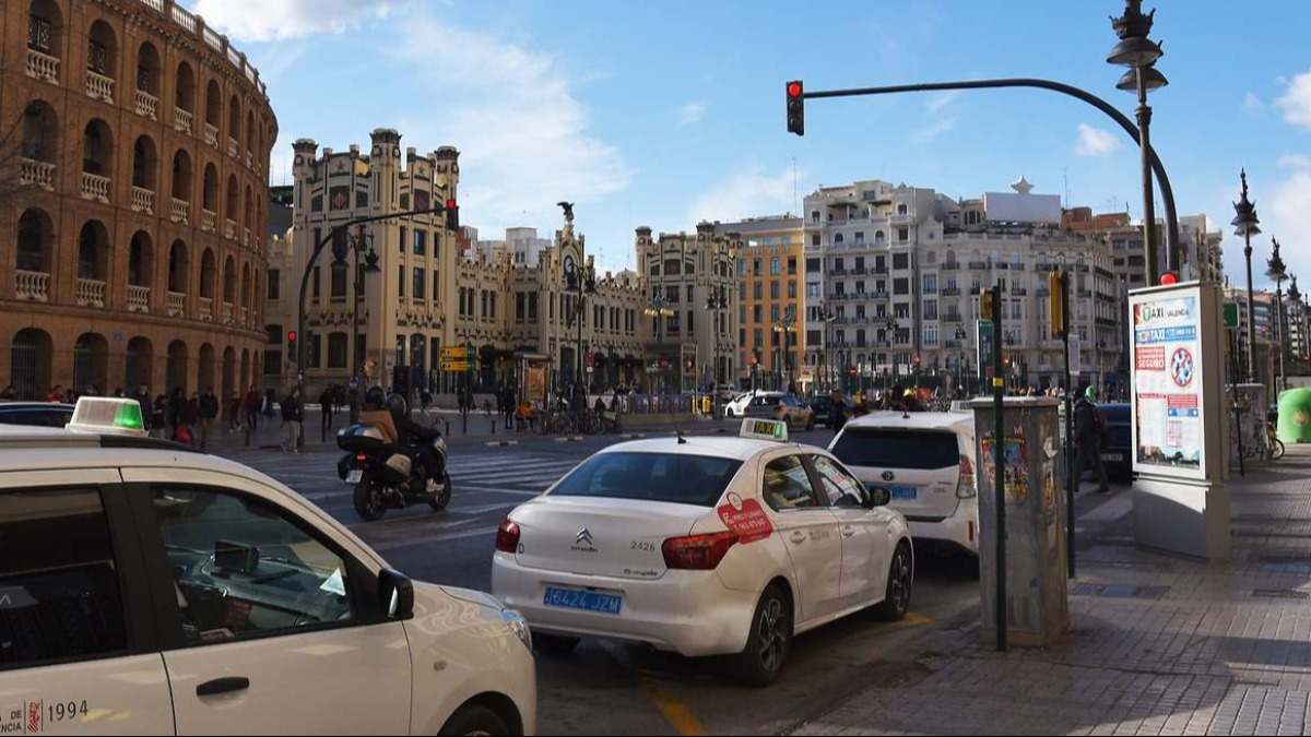 Taxis en Valencia.
