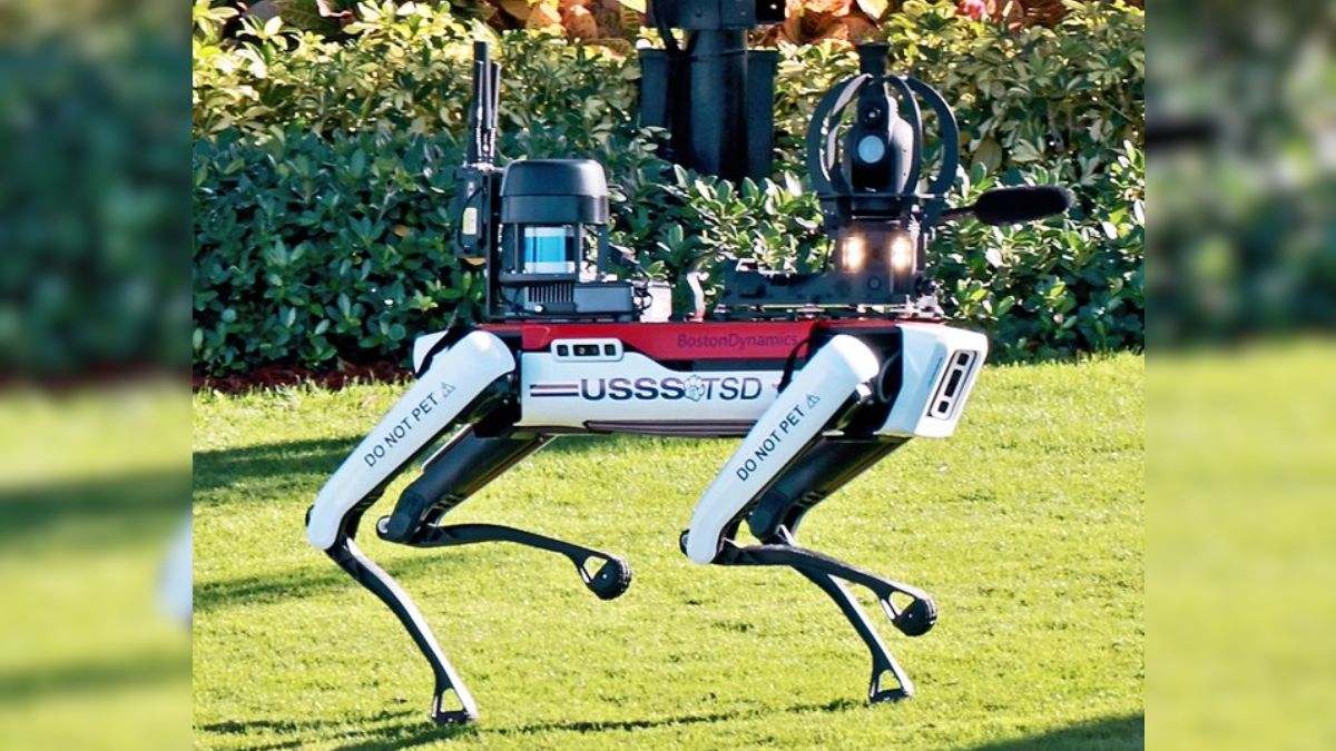 Así son los perros-robot guardianes que el Servicio Secreto ha puesto en la casa de Trump para protegerle
