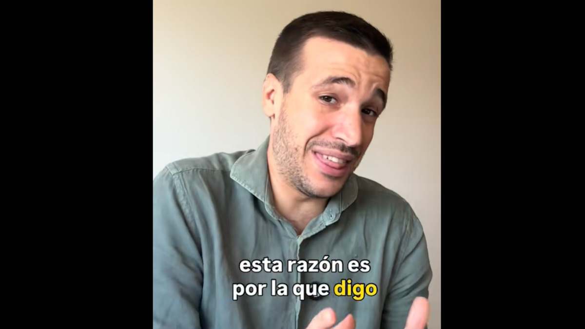 Captura del vídeo de TikTok.