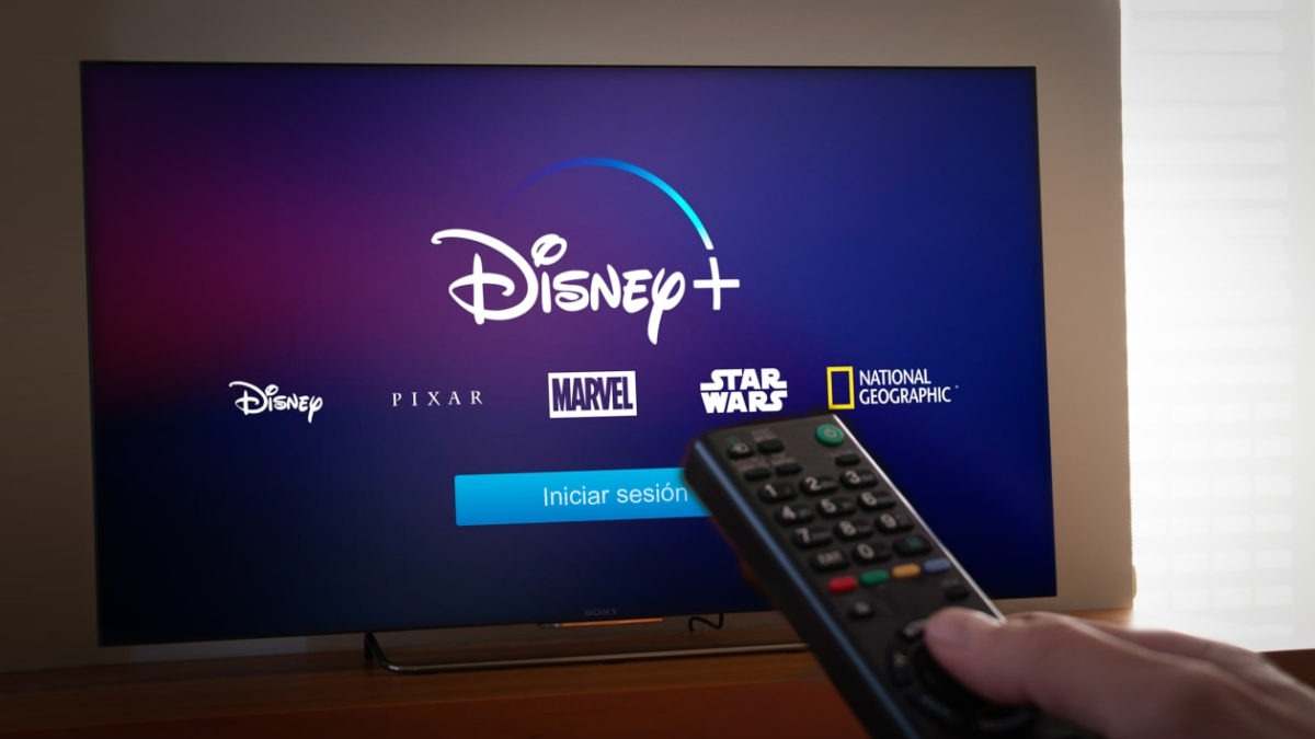 Pantalla de inicio de Disney+. EE