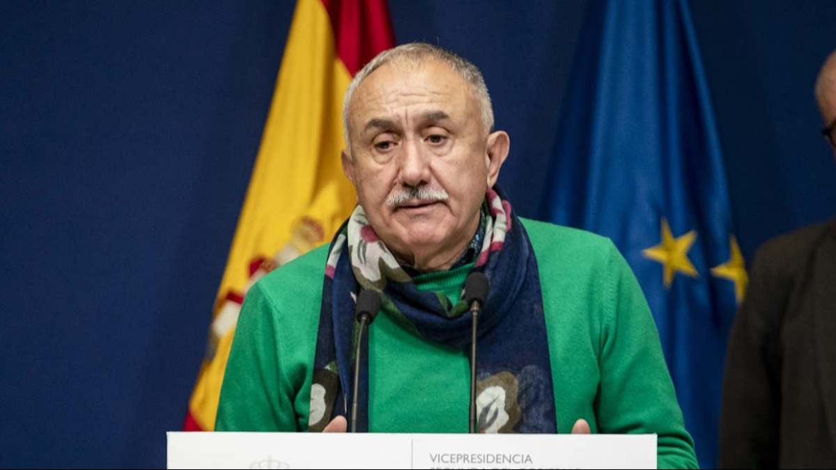 El secretario general de Unión General de Trabajadores (UGT), Pepe Álvarez.