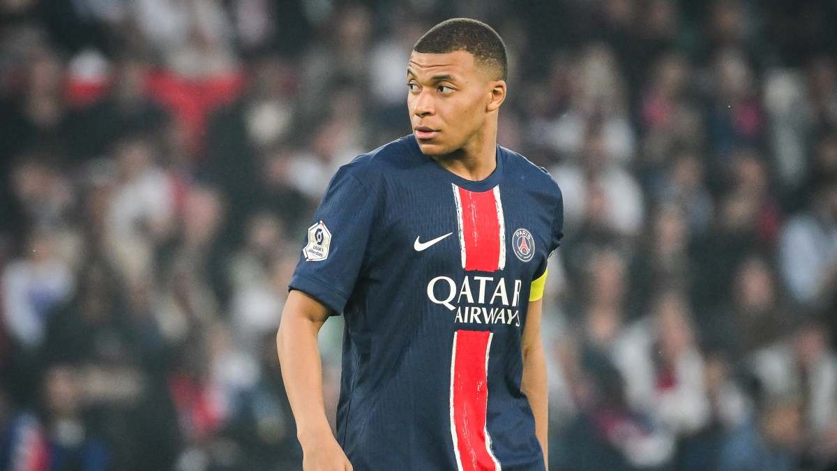 Kylian Mbappé, en un partido con el PSG.