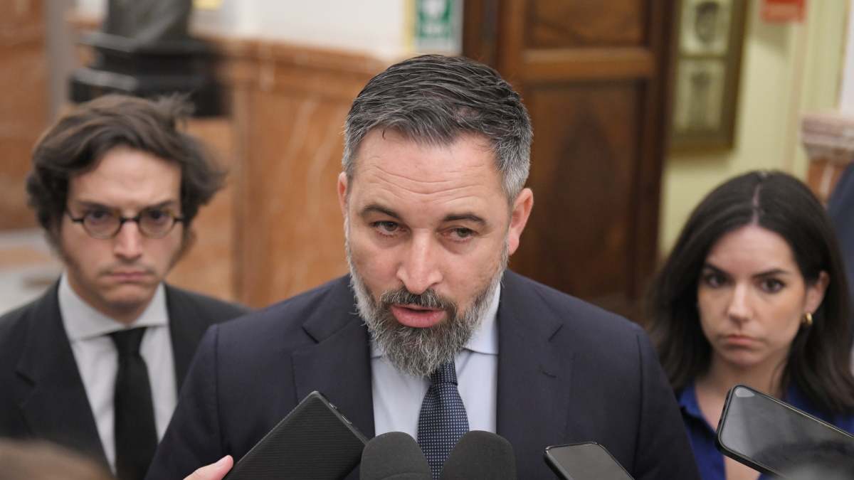 Santiago Abascal, presidente de Vox.