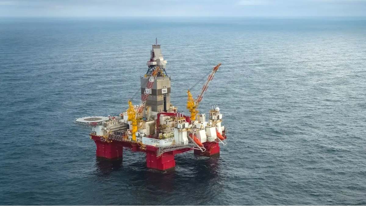 Petróleo Noruega plataforma crudo