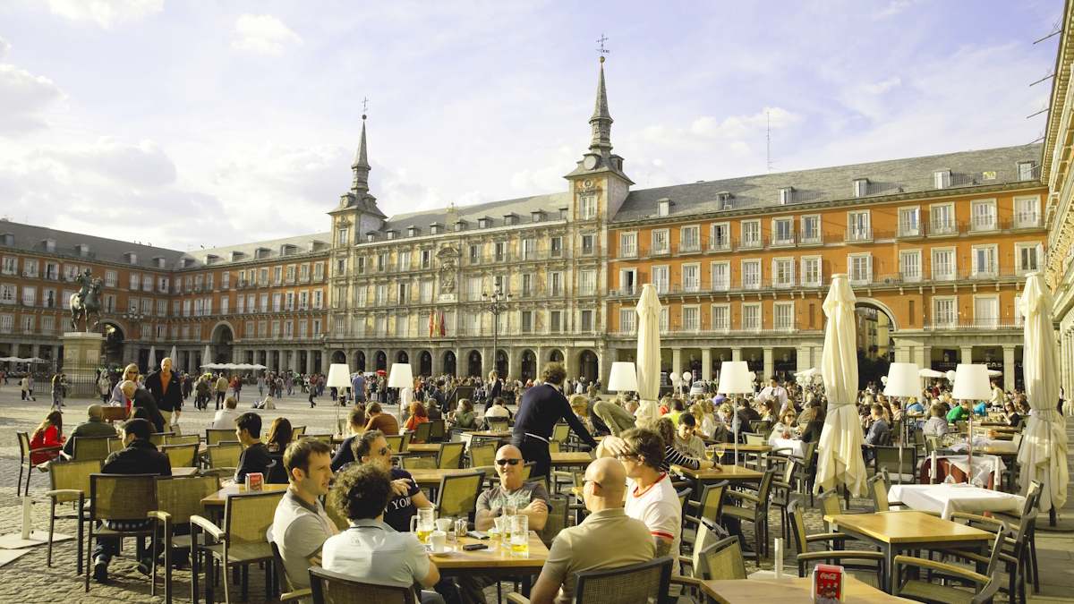 Productividad plaza Mayor hostelería economía