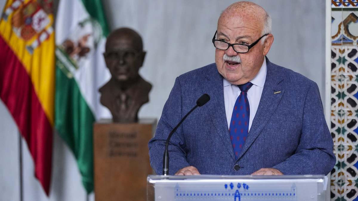Jesús Aguirre, presidente del Parlamento andaluz. Foto: EP.