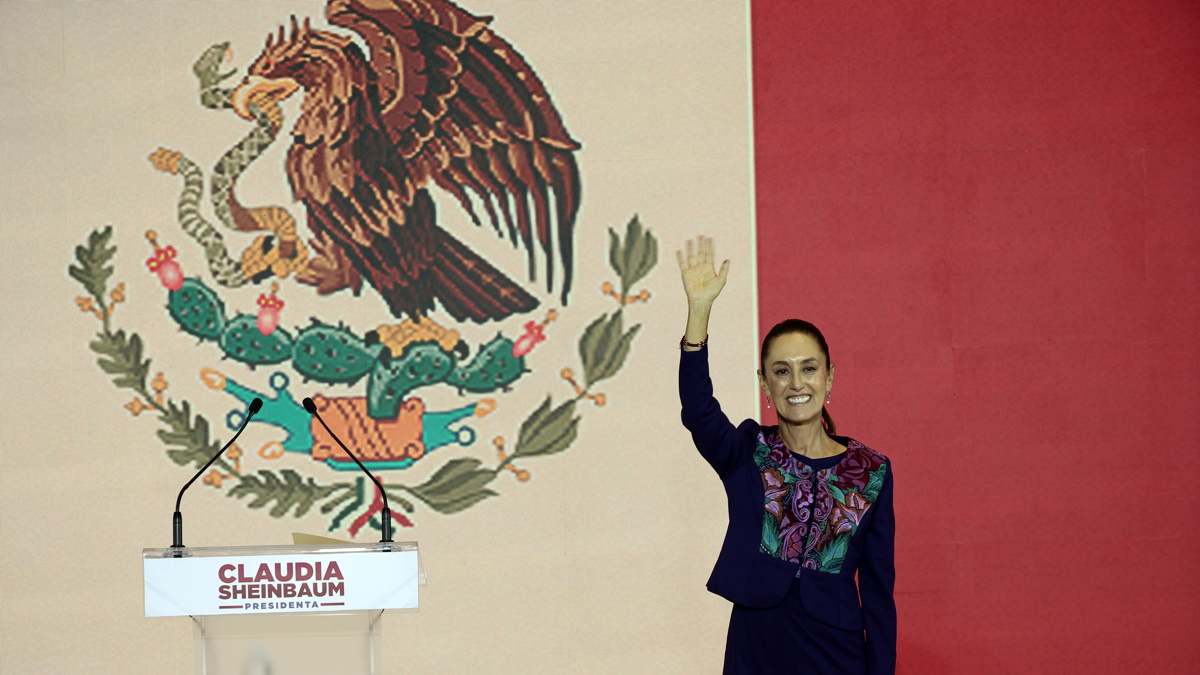 Claudia Sheinbaum, candidata de Morena. Foto: EFE.