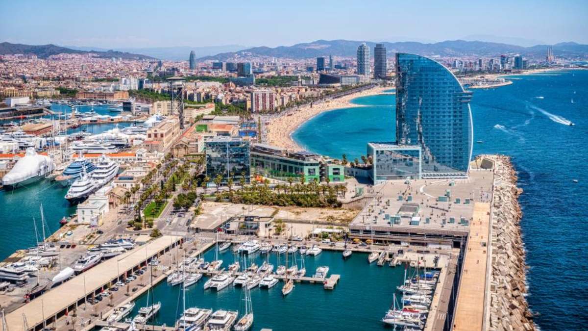 Costa de la ciudad de Barcelona