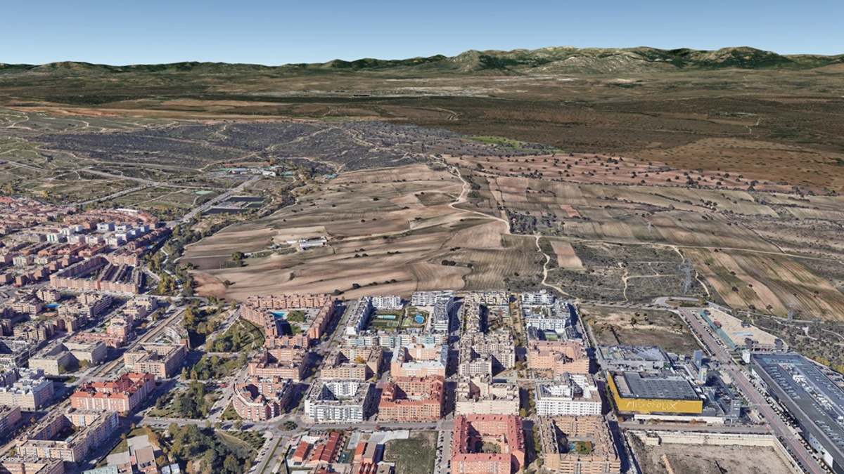 Terrenos en los que se levantará el desarrollo de Cerro del Baile, San Sebastián de los Reyes, Madrid