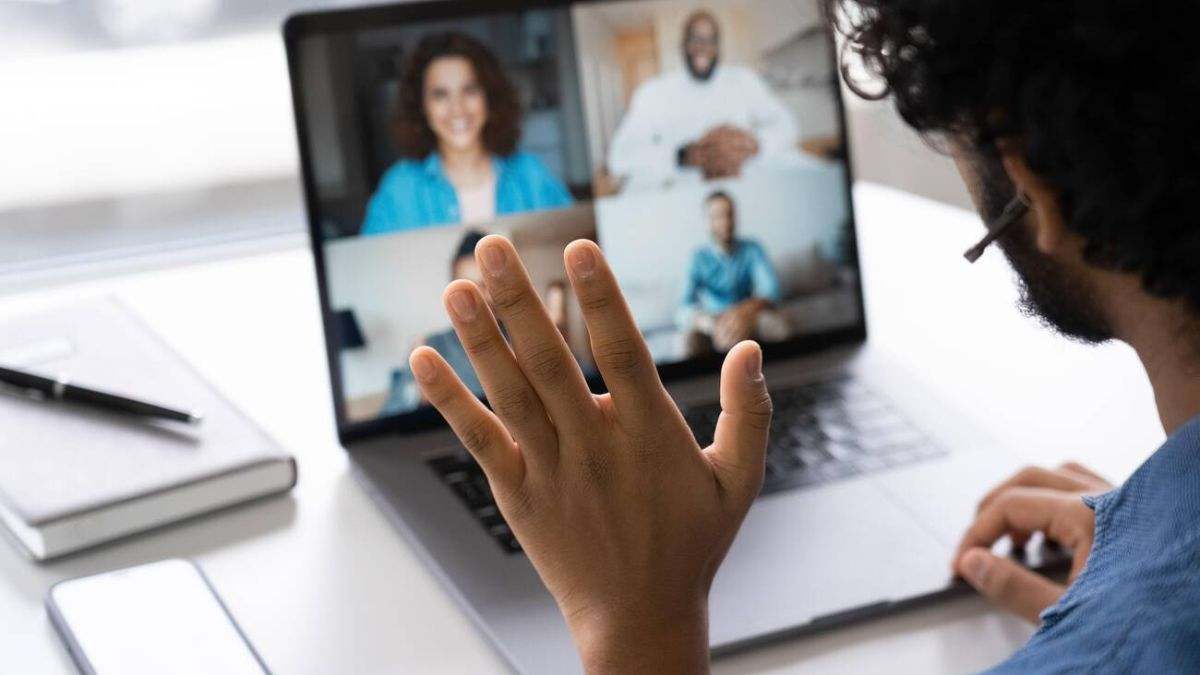 Videollamada en el trabajo