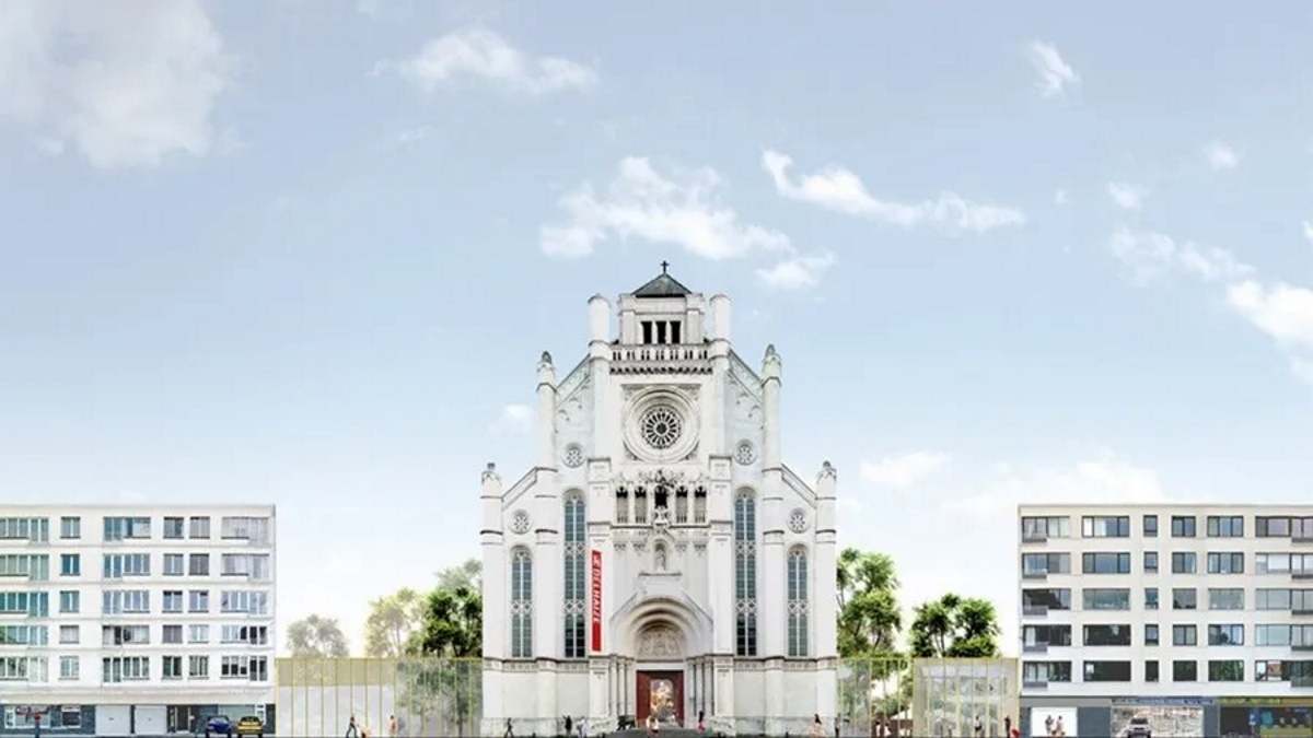 La iglesia de Santa Ana de la localidad belga de Gante