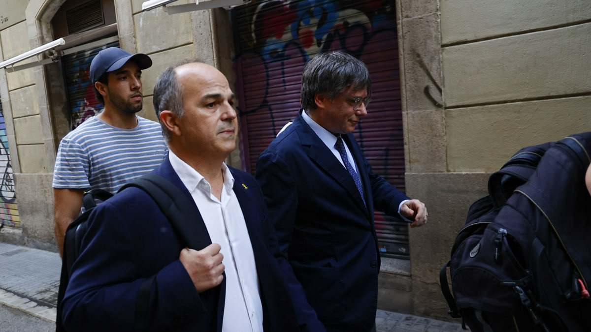Carles Puigdemont, en Barcelona en agosto de 2024. Foto: EFE.