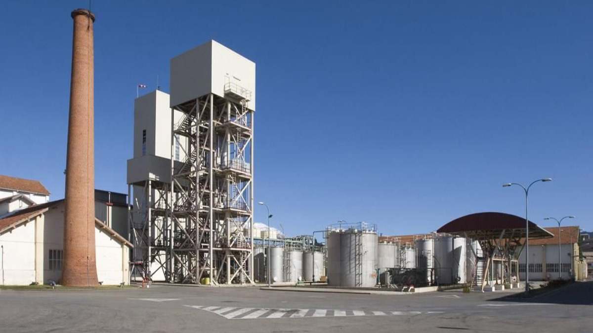 Planta de la empresa Ercros en Sabiñánigo, Huesca