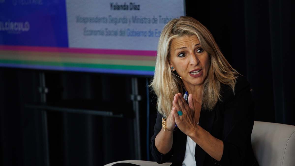 Yolanda Díaz, ministra de Trabajo.