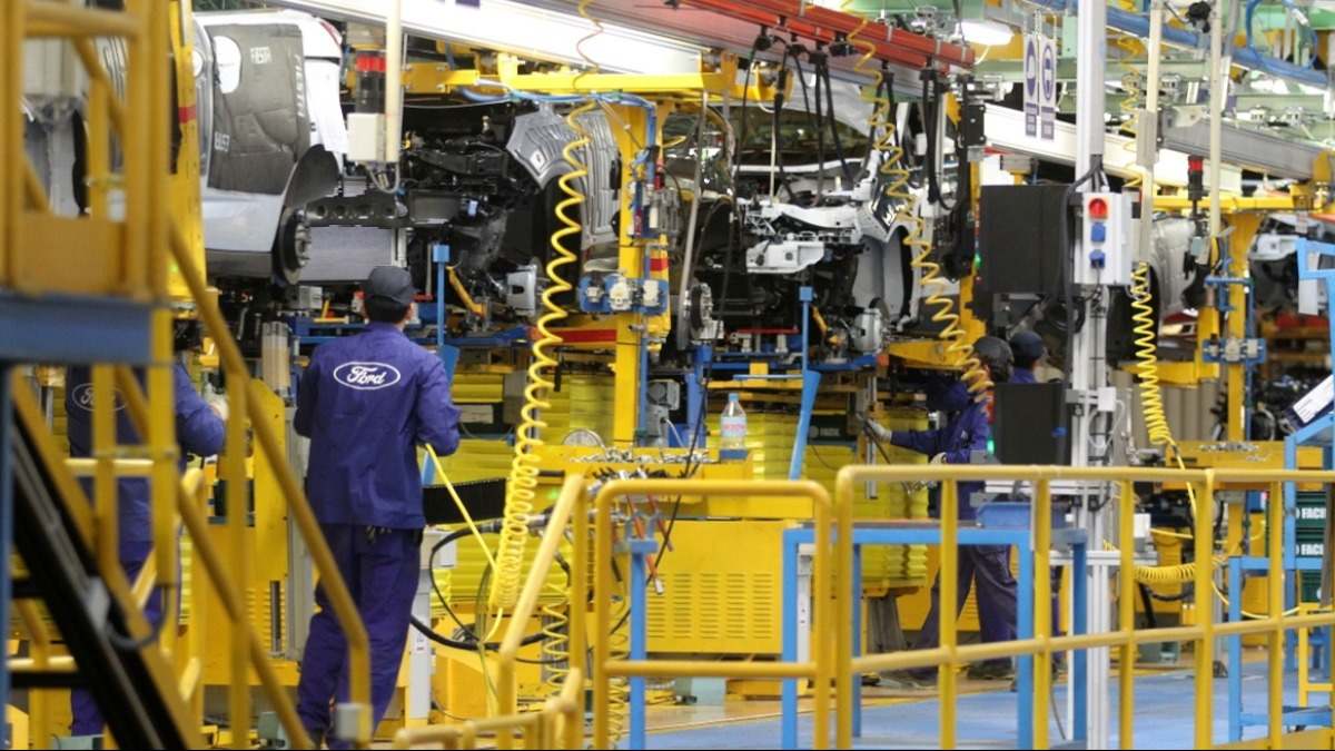 Trabajadores de Ford.