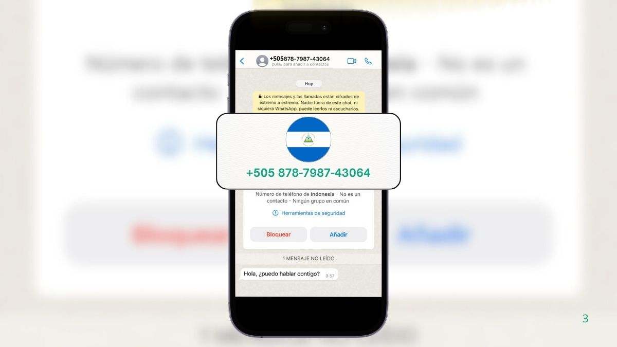 Qué país es el prefijo +505 de WhatsApp y cómo bloquearlo