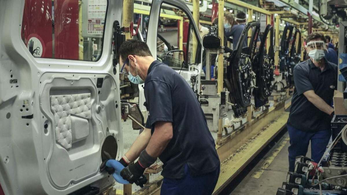 Trabajadores de Ford en Almussafes.