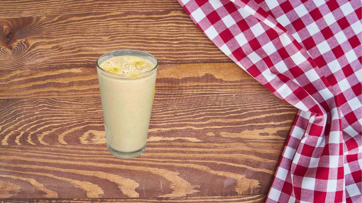Batido de avena y plátano