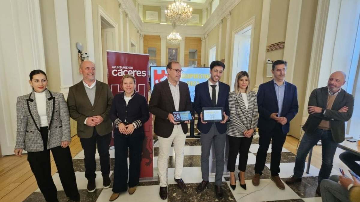 Presentación de los presupuestos de Cáceres para 2024.