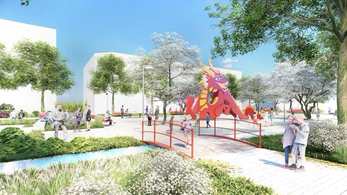 Proyecto del 'Chinatown' de Usera del Ayuntamiento de Madrid