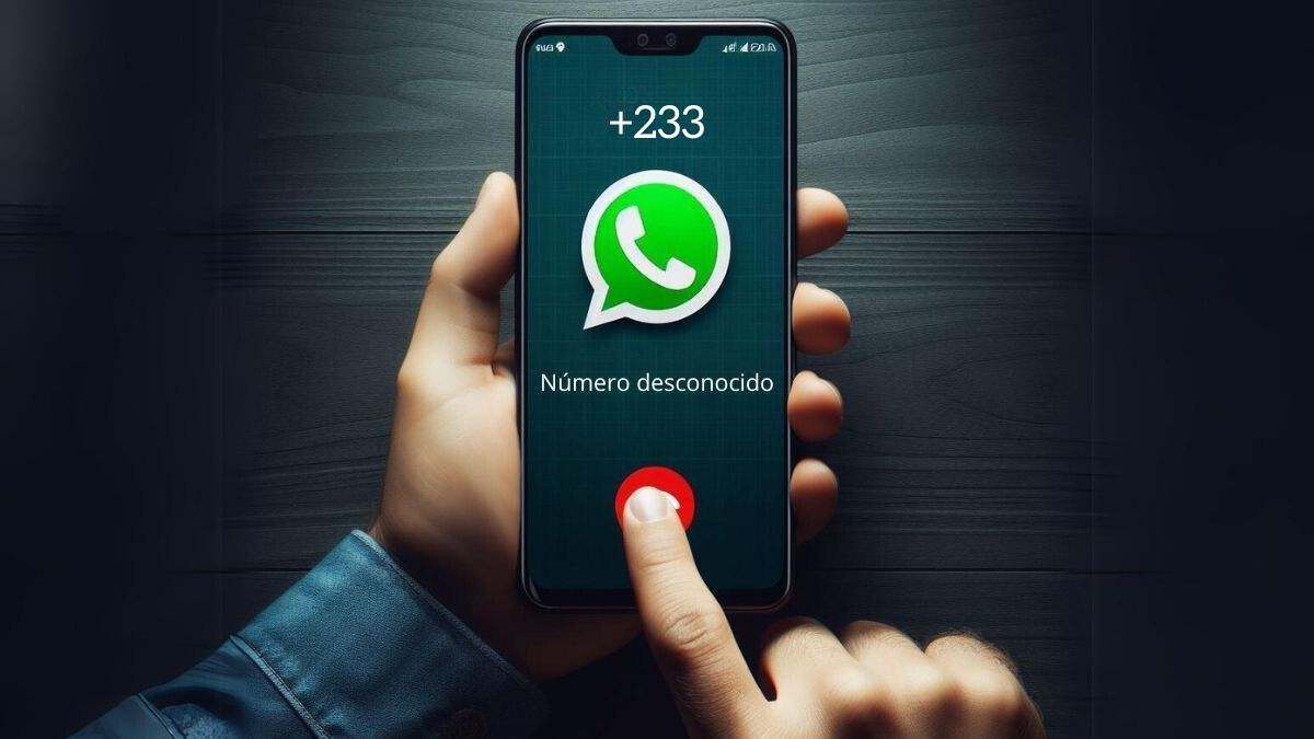 WhatsApp prefijo +233