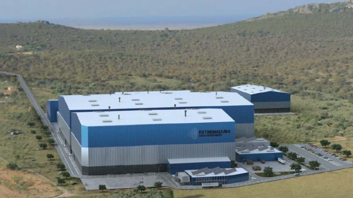 Proyecto piloto de la planta de transformación de hidróxido de litio de Extremadura New Energies